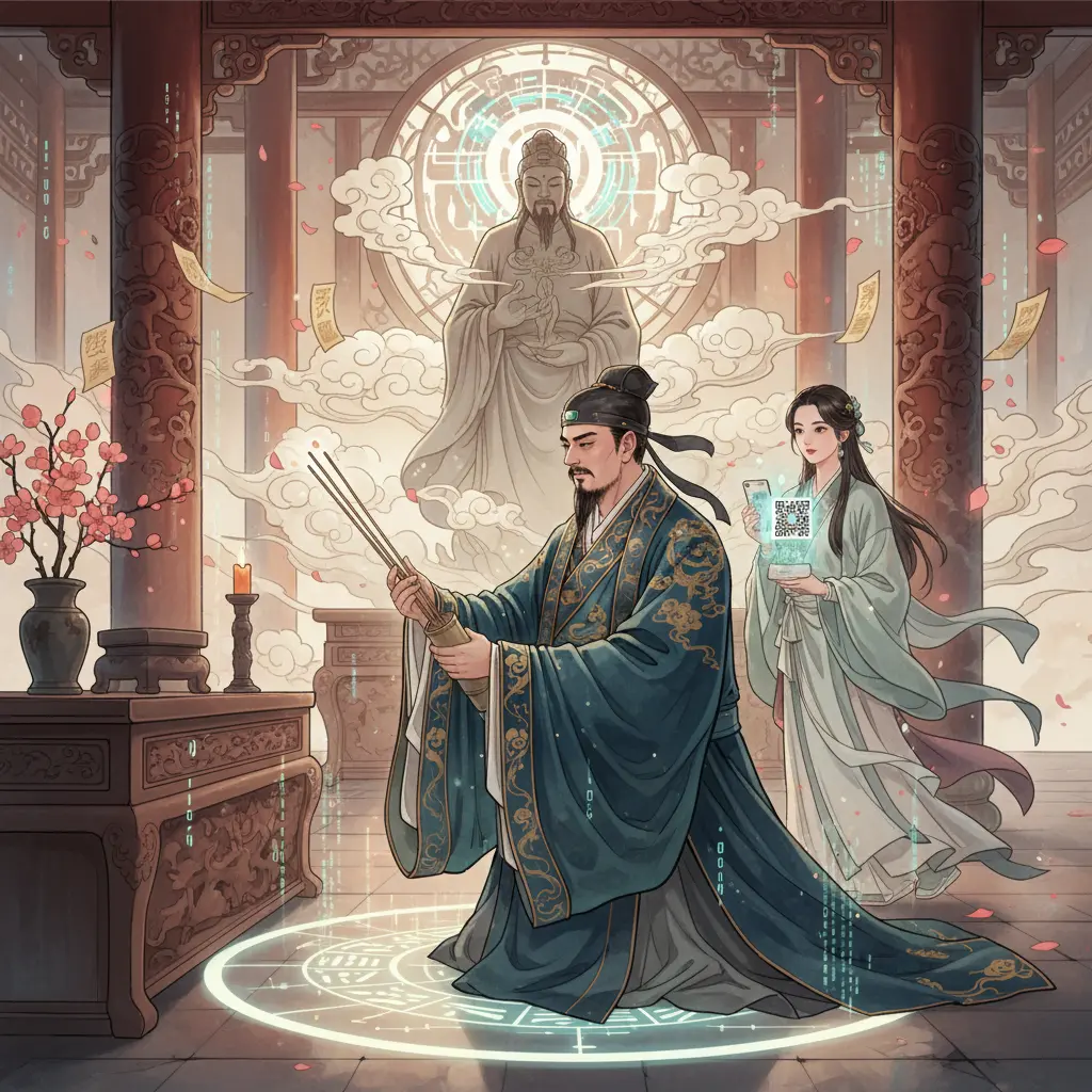 道教問神 - 求籤