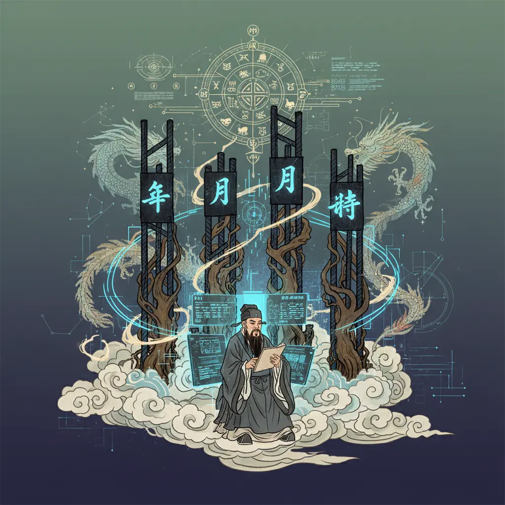 鐵版神數 - 四柱