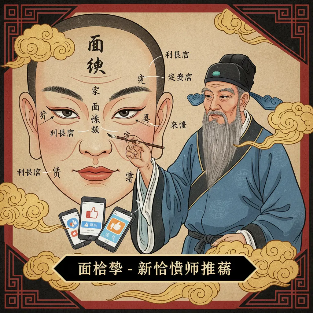 算命師傅推薦 - 面相學