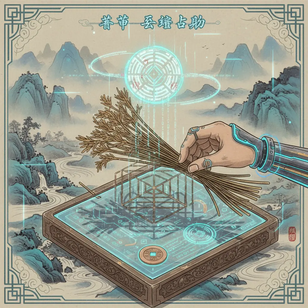 易經占卜 - 蓍草