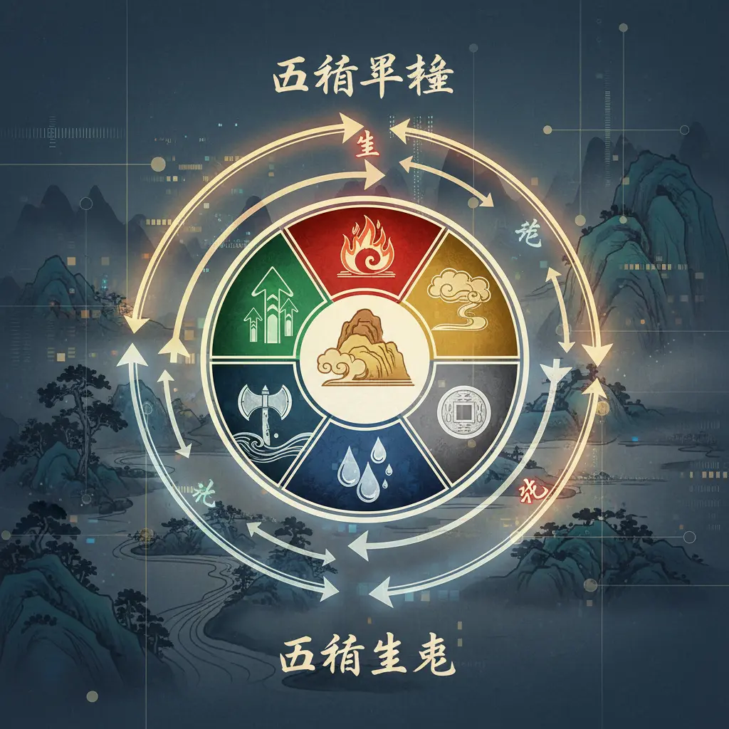 五行平衡 - 五行生剋