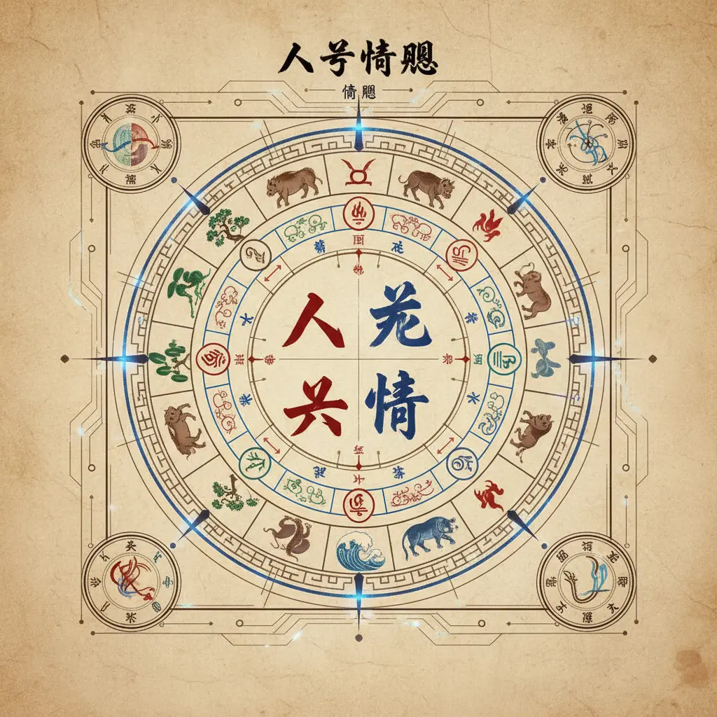 命盤 - 八字命盤