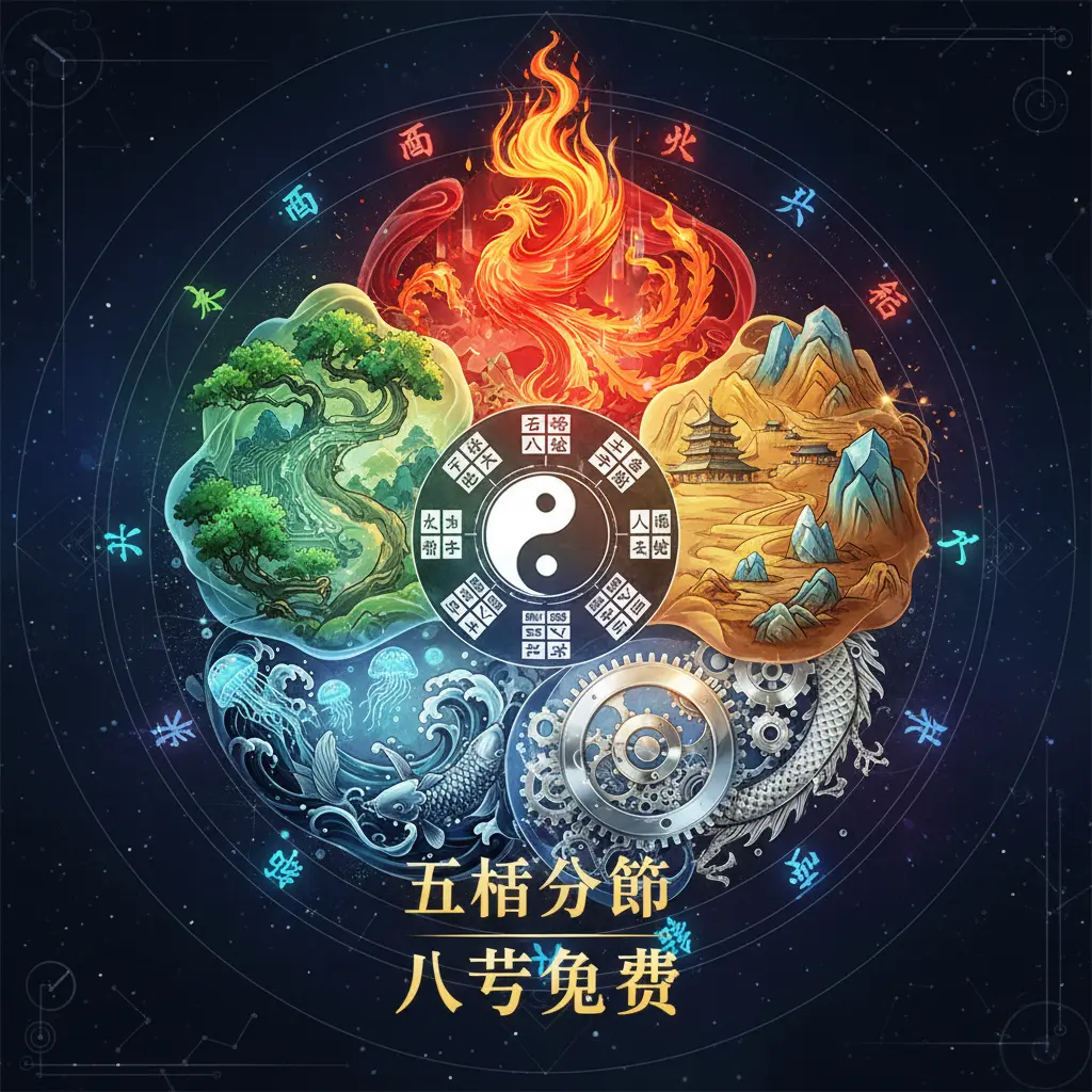 八字免費 - 五行分佈