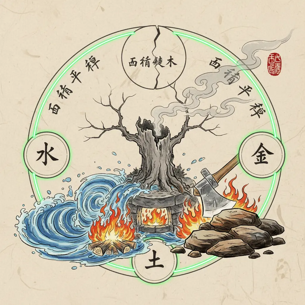五行平衡 - 五行缺木