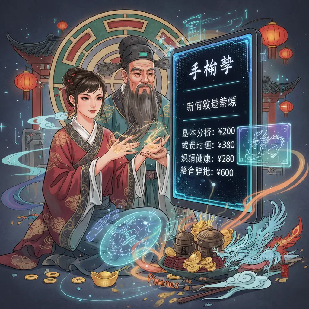 算命收費 - 手相學