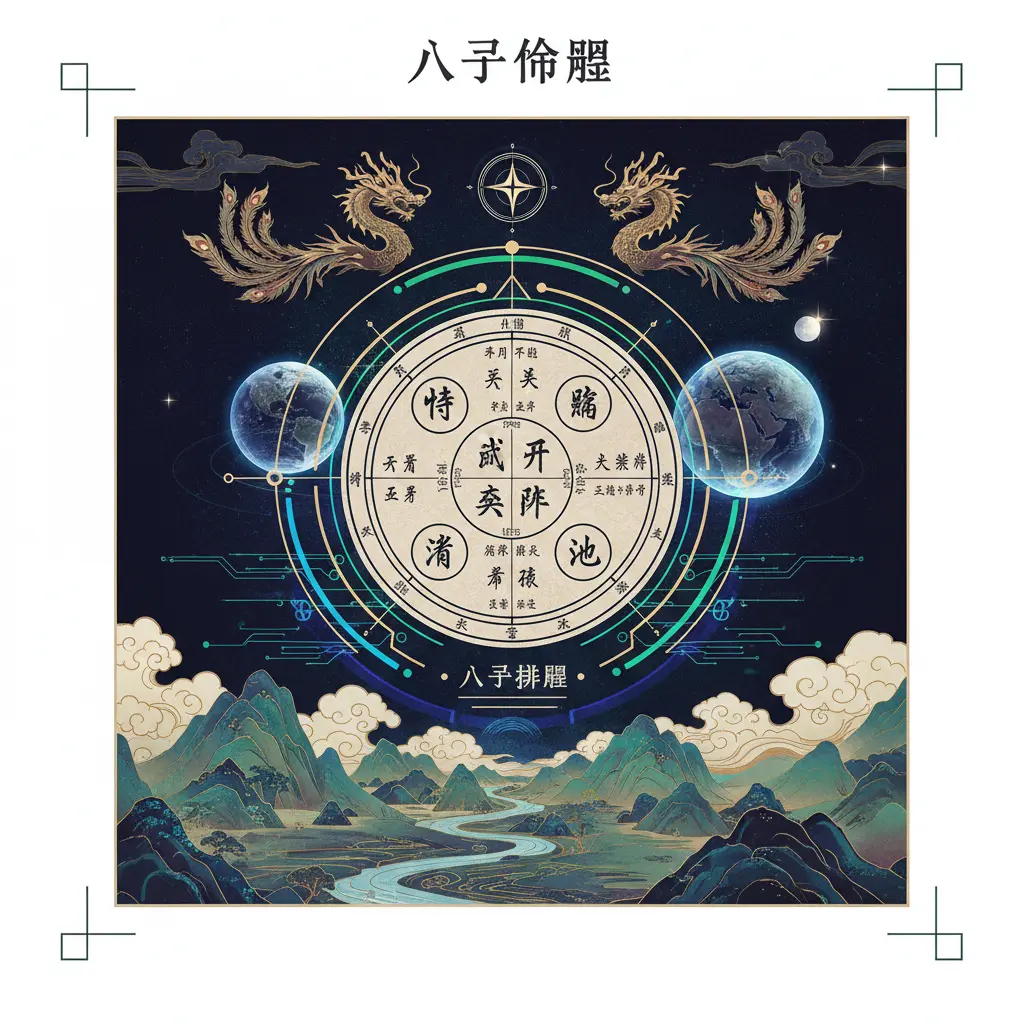 八字命盤 - 八字排盤