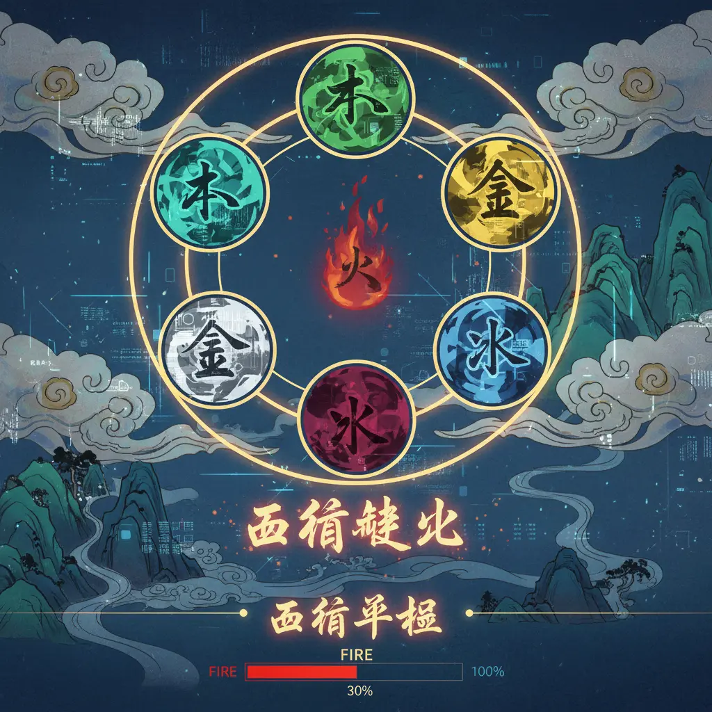 五行平衡 - 五行缺火